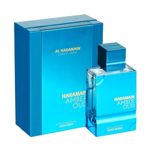 Al Haramain Amber Oud Aqua Dubai Parfüm Extrakt 100 ml - Eau de Parfum für Damen, Unisex-Duft mit fruchtigen Zitrusnoten, ideal für den täglichen Gebrauch und um Ihre Individualität auszudrücken.