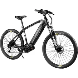 Maxtron MTB-Bike mit integriertem Akku und Mittelmotor in schwarz von Maxtron