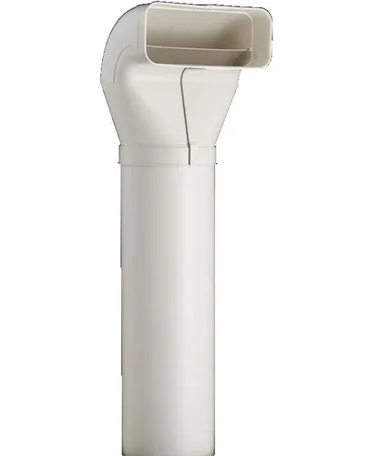 Umlenkstück Flachkanal 222x89 mm zu Ø 150 mm Rundrohr - Dunstabzugshauben Zubehör, optimiert für Abluftsysteme und sorgt für effizienten Luftaustausch in Ihrer Küche.