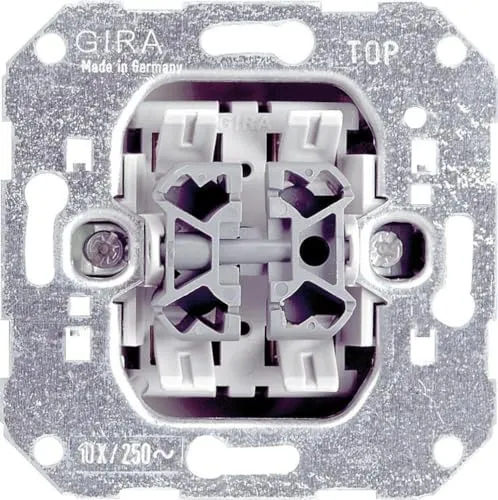 Gira 010800 Wippschalter Wechsel Einsatz in silber von Gira