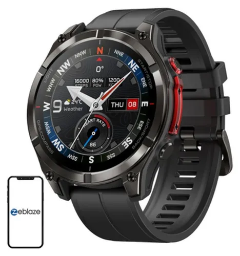 Zeblaze Stratos 4 Pro Smartwatch (Black)
