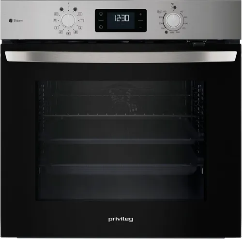 Privileg Einbaubackofen PBA2S85HU1, mit Teilauszug, Hydrolyse, Schonendes Garen dank des Turn&Go Dampfprogrammes für beste Ergebnisse