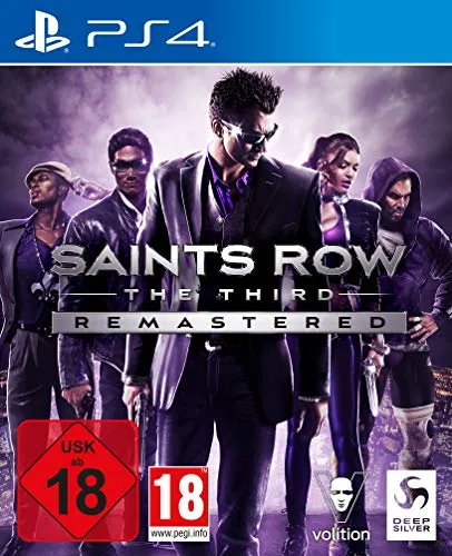 Saints Row The Third Remastered für Playstation 4 - Action-Adventure Spiel mit verbesserter Grafik, neuen Umgebungen und über 30 DLCs. Erlebe das chaotische Steelport allein oder im Online-Koop mit Freunden!