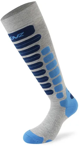 LENZ SKIING 2.0 Socken 2026 light grey/blue - 42-44