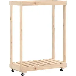 vidaXL Kaminholzregal mit Rollen 76,5x40x108 cm