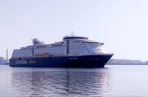 hansepuzzle 72718 - Kreuzfahrtschiff Puzzle, 500 Teile, Fortbewegung, 46,0 x 30,0cm mit hochwertiger Aufbewahrung, Kartonbox & Beutel