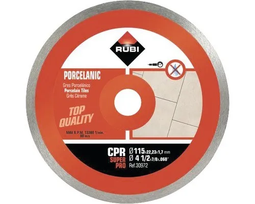 Produktbild Rubi Diamanttrennscheibe CPR 115 SUPERPRO Ø115 mm