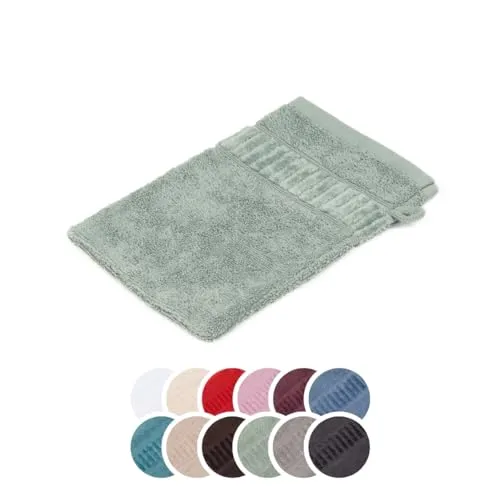 liebling Waschhandschuh Bio Baumwolle, Serie Organic, 500 gr. / m², 17 x 24 cm, 60 Grad, saugstark, schnelltrocknend, Farbe: Mint