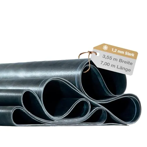 Dachfolie EPDM DACHPROTECT 1,2mm Schwarz von HSS