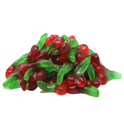 Fruchtgummi Doppelkirsche mit Kirschgeschmack Cherries Halal 175g