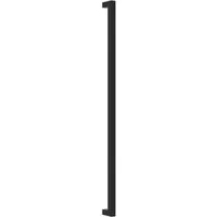 vidaXL Möbelgriffe 10 Stk. Schwarz 480 mm Edelstahl - Zubehör für Möbel: Elegante und langlebige Möbelgriffe aus korrosionsbeständigem Edelstahl, ideal für Schränke und Schubladen, mit zuschneidbaren Schrauben für flexible Anwendung.