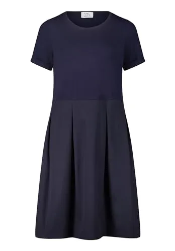 Vera Mont Damen Cocktailkleid - Elegantes Cocktailkleid mit hochwertigem Materialmix. Die leicht taillierte Passform und das halbarmige Design sorgen für eine schmeichelhafte Silhouette und modernen Look. Knieumspielende Länge und praktische Nahttaschen runden das Outfit ab.