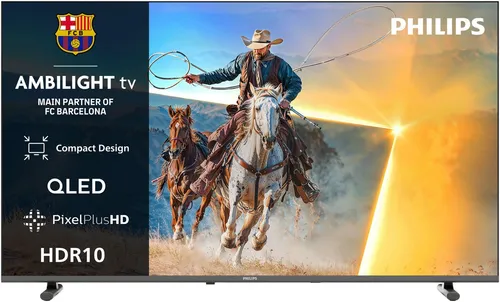 Philips 32PQS6901/12 QLED-Fernseher - Kompakter 32 Zoll QLED-Fernseher mit beeindruckender Bildqualität und Smart-TV-Funktionen. Genießen Sie Ihr Fernseherlebnis dank Ambilight, das für eine noch intensivere Atmosphäre sorgt.