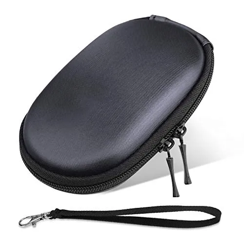 ProCase Tasche Organizer für Apple Magic Maus, Portable Hard Shell Eva Schutz Tragetasche Travel Case 2 1 Für MacBook Magic Maus und Logitech Notebook Maus – Schwarz