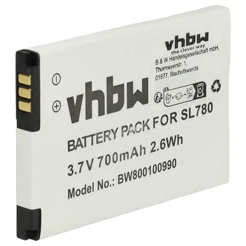 vhbw Akku kompatibel mit Unify OpenScape SL5, OpenStage SL4 Professional, SL400 schnurlos Festnetz Telefon (700mAh, 3,7V, Li-Ion)