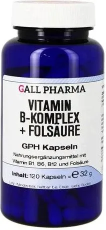 VITAMIN B KOMPLEX+Folsäure GPH Kapseln 120 St
