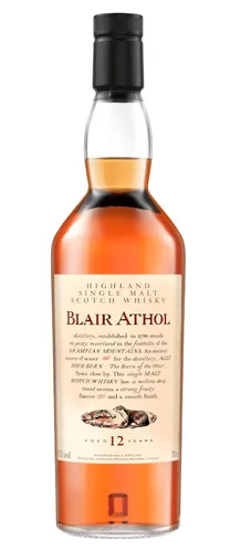 Blair Athol 12 Jahre Single Malt Scotch Whisky - Flora Fauna Kollektion, limitierte Abfüllung mit einzigartigem Aroma und vollmundigem Geschmack, ideal für Connaisseurs und Raritätensammler