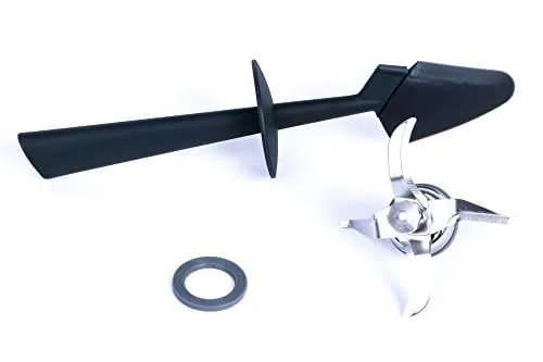 Hochwertiges Ersatz Messer Mixmesser aus rostfreiem Edelstahl inklusive Dichtung + Spatel für Vorwerk Thermomix TM21 TM 21 - Spülmaschinenfest