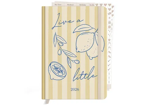 mintkind Terminkalender Terminplaner 2026 - Jahreskalender mit 180 Seiten Muster