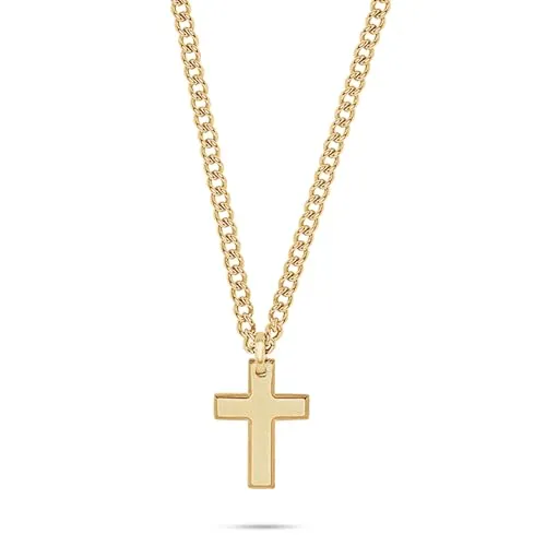 s.Oliver Herren Halskette mit Kreuzanhänger von s.Oliver