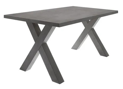 Mäusbacher Esstisch Mister (OTTOS Choice), X-Form Gestell - Eleganter Esstisch im modernen Design mit Holzoptik und pflegeleichten Oberflächen. Ideal für gesellige Abende und anpassbar an verschiedene Raumgrößen.