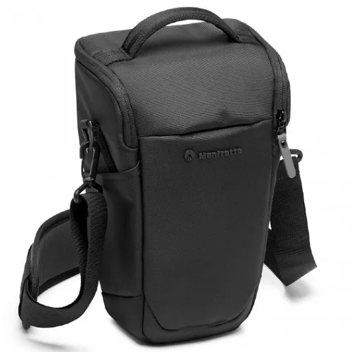 Manfrotto Advanced 3 Holster Colttasche L - Kameratasche für DSLR oder spiegellose Kameras, bietet schnellen Zugriff und optimalen Schutz dank gepolsterter Fächer.