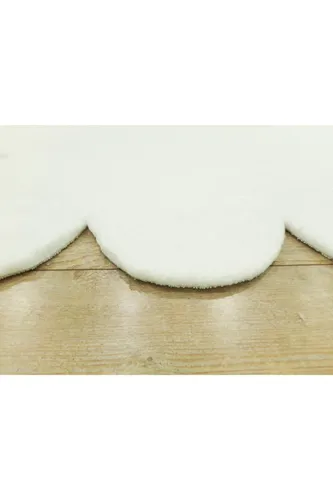 Flurteppich Läufer Eingangsbereich Teppich Teppich Bodenbelag Wohnraum Weiß