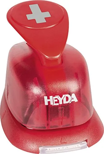 Heyda 203687445 Motivstanzer, klein Motivgröße: circa 1,7 cm, Motiv: Kreuz