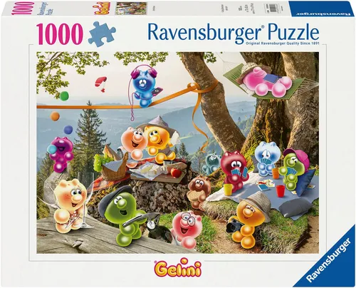 Ravensburger Puzzle Auf zum Picknick, 1000 Puzzleteile, Made in Germany