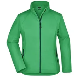 Damen Softshelljacke JN1021 - James & Nicholson in Grün XL - Funktionsjacken, wind- und wasserabweisend, ideal für Outdoor-Aktivitäten und modisch zugleich.