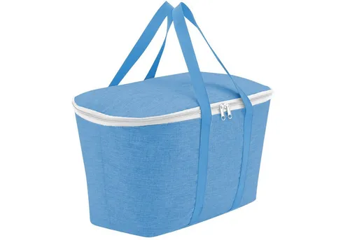 Reisenthel Shopping Coolerbag Kühltasche 44 cm - Twist Azure - Kühlboxen & Kühltaschen, geräumige Kühltasche mit stilvollem Twist Azure-Design und isoliertem Innenraum für frische Lebensmittel und Getränke.