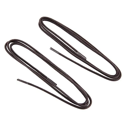 Collonil 1 Paar Schnürsenkel rund dünn gewachst Längen (75 cm, Dunkelbraun)