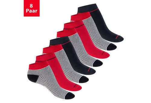 Footstar Sneakersocken Süße Damen Sneaker Socken (8 Paar) Kurze Söckchen mit Muster