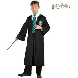 Riethmüller Kostüm Harry Potter Slytherin Malfoy Umhang Grün für Kinder 10- 12 Jahre | 10- 12 Jahre