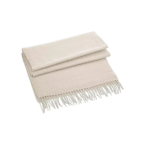 Beechfield B500 Classic Woven Scarf in beige von Beechfield