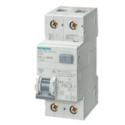 Produktbild Siemens – Differential Kombi 1 Polo + Neutral 25 A 30 mA/4500
