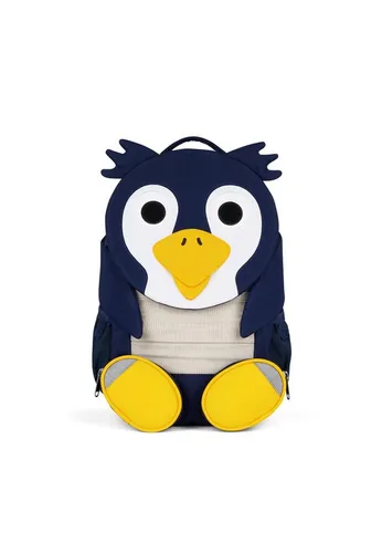 Affenzahn Kindergarten-Rucksack L Pinguin - Schulranzen für 3-5 Jahre mit 8 Litern Volumen, wasserabweisend und aus 50% recyceltem Material – der perfekte Begleiter für Abenteuer im Kindergarten!