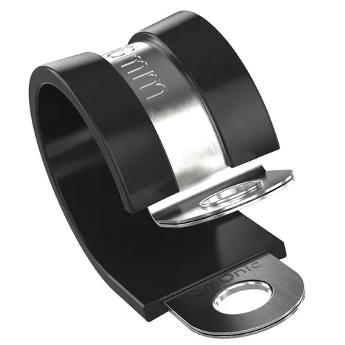 5x P-Clip Leitungsschelle Edelstahl V2A mit Gummi 16mm Rohrschelle Befestigungss