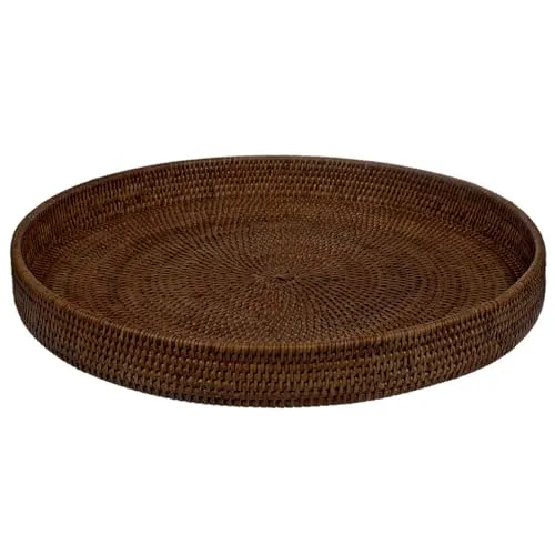 Rundes Rattan Tablett Ø 48 cm von fiolini