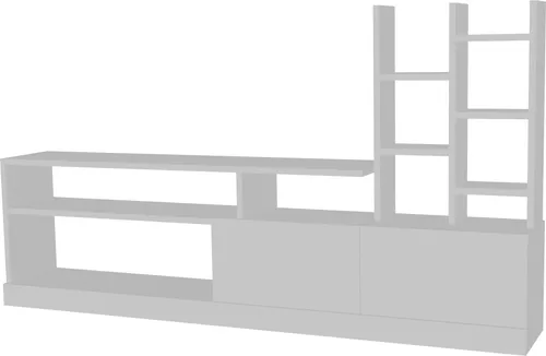 moebel17 Wohnwand Dolunay Weiß von Moebel17