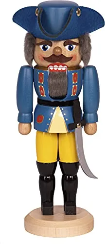 Saico Nussknacker, Holz, blau, 29cm in blau von Saico