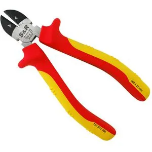 SundR Seitenschneider 161513160, Kraft-Seitenschneider, 160mm, VDE isoliert