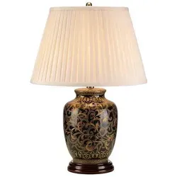 Kleine Morris-Tischlampe mit 1 Licht in gold von Elstead Lighting