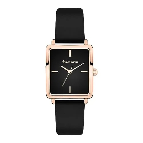 Tamaris Damen Analog Quarz Uhr mit Leder Armband TT-0130-LQ von Tamaris