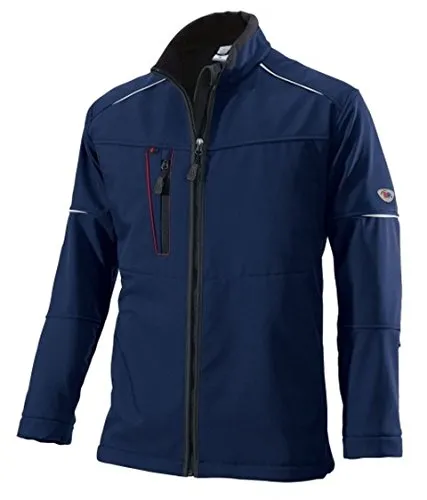 BP 1868-572-110-4XL Herren-Softshell-Jacke, Stehkragen, Frontreißverschluss, 300,00 g/m² 100% Polyester, Nachtblau, 4XL