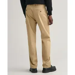 Gant Twill Regular Fit Chino Pants 30 - Wanderhosen in dunkelkhaki, aus strapazierfähigem Twill für mehr Komfort und Bewegungsfreiheit beim Outdoor-Abenteuer.