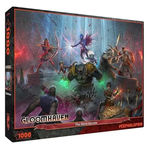 Cephalofair Games CPH00701 Gloomhaven Puzzle - The Black Barrow (1000)