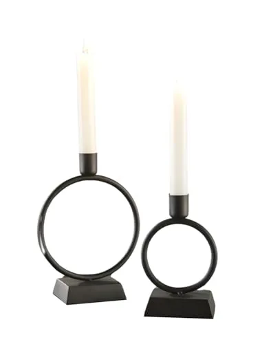 Kerzenständer Schwarz von Dekoleidenschaft
