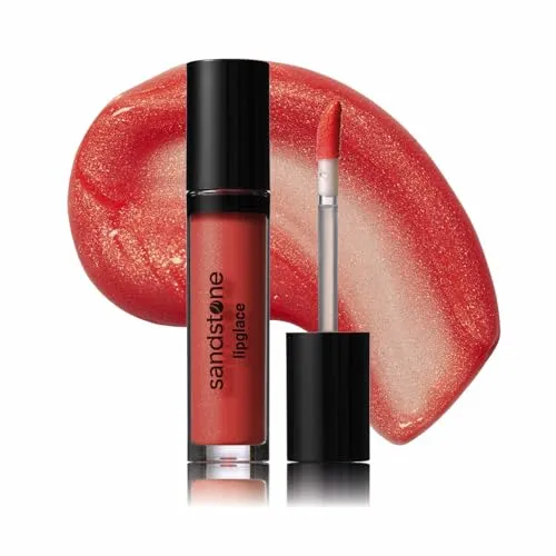 Sandstone Scandinavia Lipglace 90's Vibe, Feuchtigkeitsspendende, glänzender,sanfter Lipgloss – nicht klebrig, hochglänzendes Finish. Langanhaltend Lippenpflege ohne geschmack. Volle und weiche Lippen