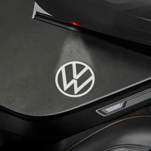 LED-Leuchte mit neuem Volkswagen Logo - Sonstige, modernes Design mit neuem Volkswagen Logo, ideal für Fans und Sammler